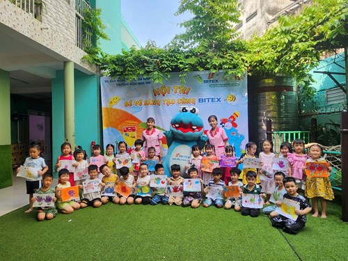 Hội thi “Bé vẽ sáng tạo cùng Bitex” Năm học 2024 - 2025