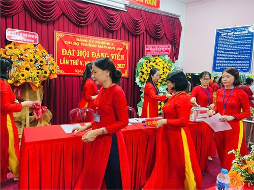 Đại hội chi bộ Trường Mầm non 15B; Nhiệm kỳ 2025 - 2027