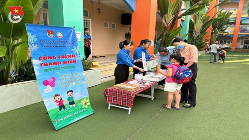 Công trình thanh niên Chi đoàn Mầm non 15 năm học 2024 - 2025: Quỹ yêu thương