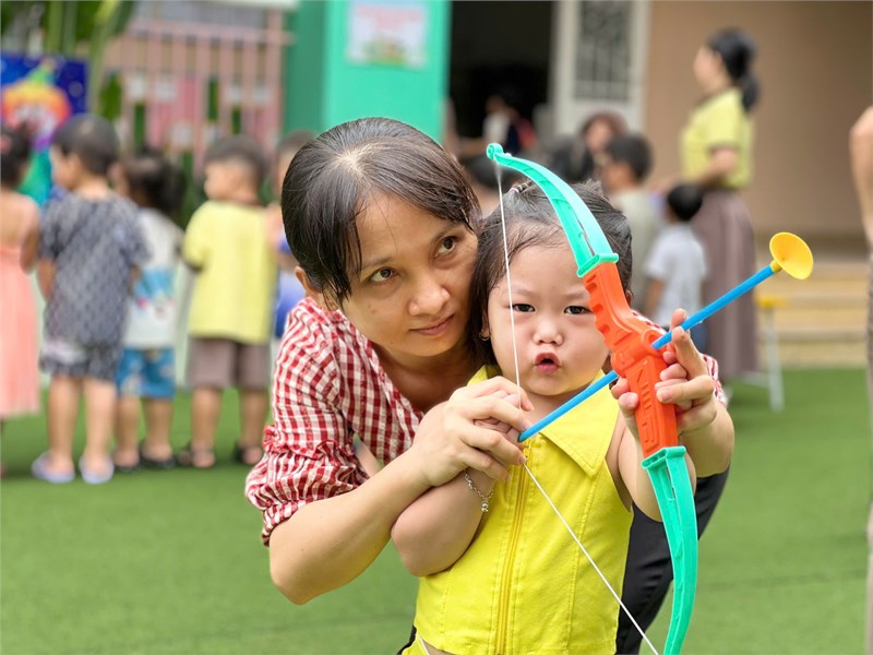 Ngày hội trò chơi của các bé trường Mầm non 15 quận Tân Bình sáng ngày 29/5/2025 thật sôi nổi