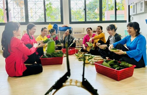 Hình ảnh công tác chuẩn bị cho tiệc Buffet Mộc