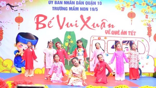 Lễ hội “Bé vui xuân Ất Tỵ 2025” của trường Mầm non 19/5