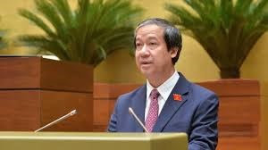 Sáng 22/5/2025, Bộ trưởng Bộ Giáo dục và Đào tạo Nguyễn Kim Sơn trình Quốc hội tờ trình dự thảo Nghị quyết về phổ cập giáo dục mầm non cho trẻ mẫu giáo từ 3 - 5 tuổi.