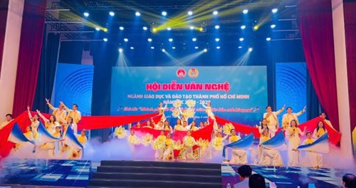 Xin chúc mừng Ngành Giáo dục và Đào tạo Quận 10 đạt giải cao trong Hội diễn văn nghệ Ngành Giáo dục và Đào tạo Thành phố Hồ Chí Minh năm học 2024 - 2025.