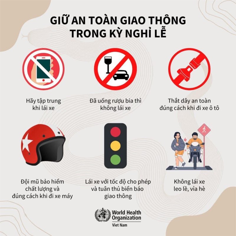 Truyền thông  giữ an toàn giao thông trong kì nghỉ lễ 