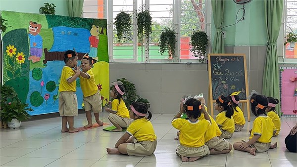 Chuyên đề Khối Mầm  Nâng cao chất lượng đổi mới tổ chức hoạt động ngôn ngữ trẻ 3-4 tuổi  năm học 2024 - 2025