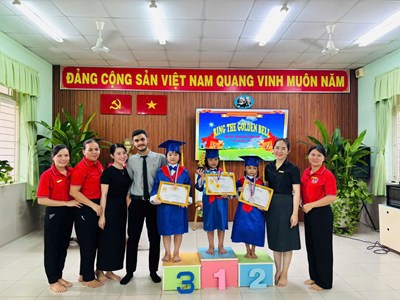Hội thi “Ring the Golden Bell” tại trường Mầm non 19/8, năm học 2024 - 2025