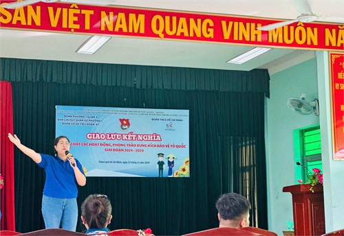 Chương trình Giao lưu kết nghĩa  NÂNG CHẤT CÁC HOẠT ĐỘNG, PHONG TRÀO XUNG KÍCH BẢO VỆ TỔ QUỐC GIAI ĐOẠN 2024 - 2029  cùng Đoàn cơ sở Tiểu đoàn 47.