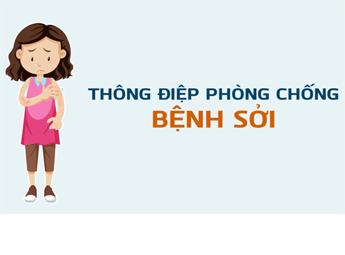 Thông điệp phòng chống bệnh sởi