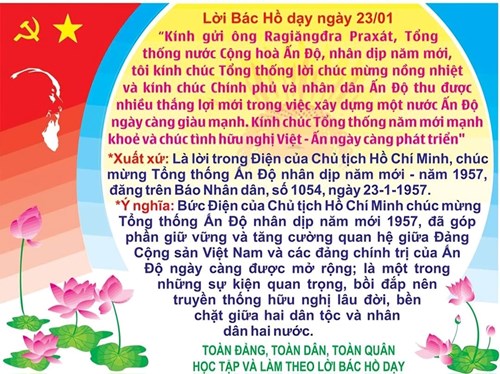 Lời Bác dạy ngày 23/01/2025