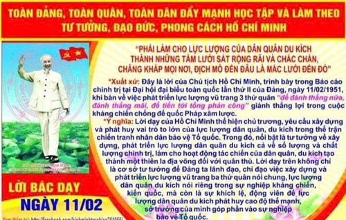 Lời Bác dạy ngày 11/02/2025