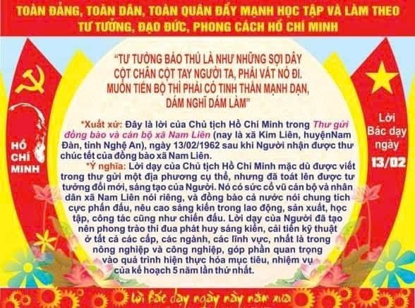 Lời Bác dạy ngày 13/02/2025
