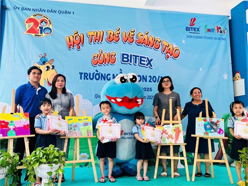 Hội thi  Bé vẽ sáng tạo cùng Bitex  - Chồi 3