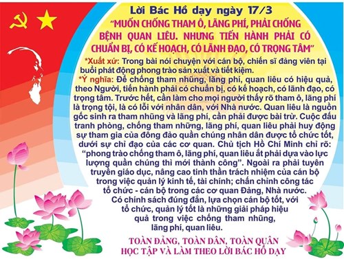 Lời Bác dạy ngày 17/3/2025