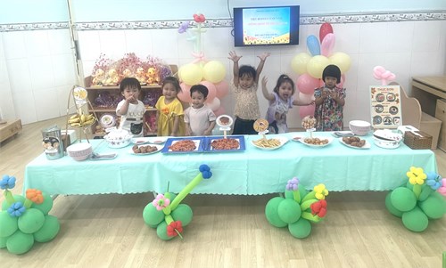 Ngày hội quốc tế thiếu nhi 01-6 và tiệc buffet cuối năm học 2024-2025 của các bé lớp Nai bi 2.