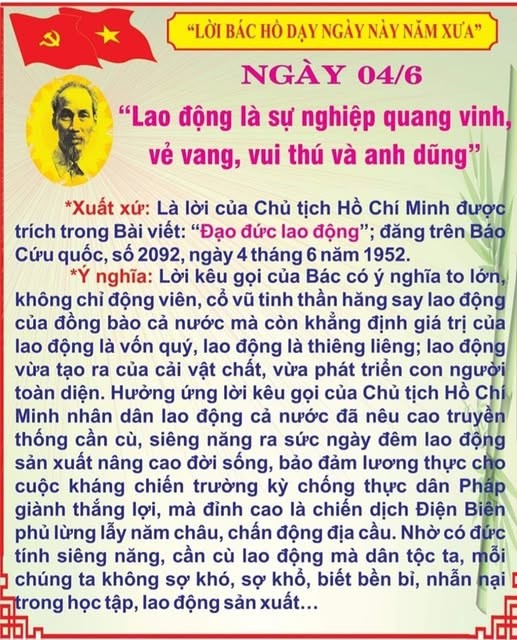 Lời Bác dạy ngày 04/6/2025