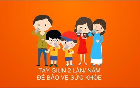 Trường tổ chức Tẩy giun cho các bé đợt 2 - năm học 2024-2025.