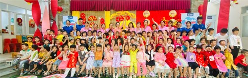 Trường MN22 - Các hoạt động mừng Xuân Ất Tỵ của trẻ