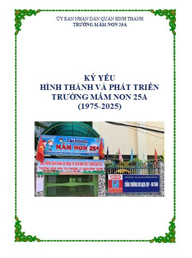 Kỷ yếu trường Mầm non 25A