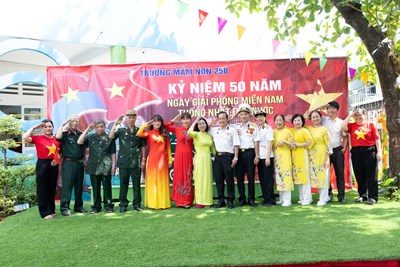 Trường mầm non 25b - tổ chức kỷ niệm 50 năm giải phóng miền nam ( 30/04/1975 - 30/04/2025)