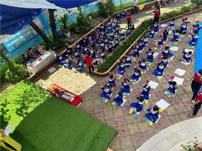 Trường mầm non 25b - tổ chức hội thi trạng nguyên 5 tuổi