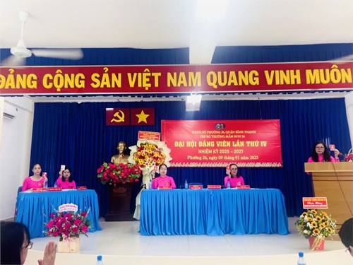 Đại hội Chi bộ Trường Mầm non 26 Nhiệm kỳ 2025-2027