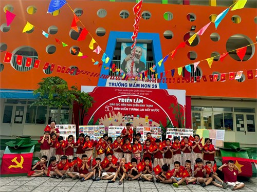 Trường Mầm non 26 triển lãm 50 năm hình thành và phát triển