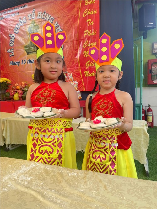 Trường Mầm non 28 tổ chức Lễ Giỗ tổ Hùng Vương