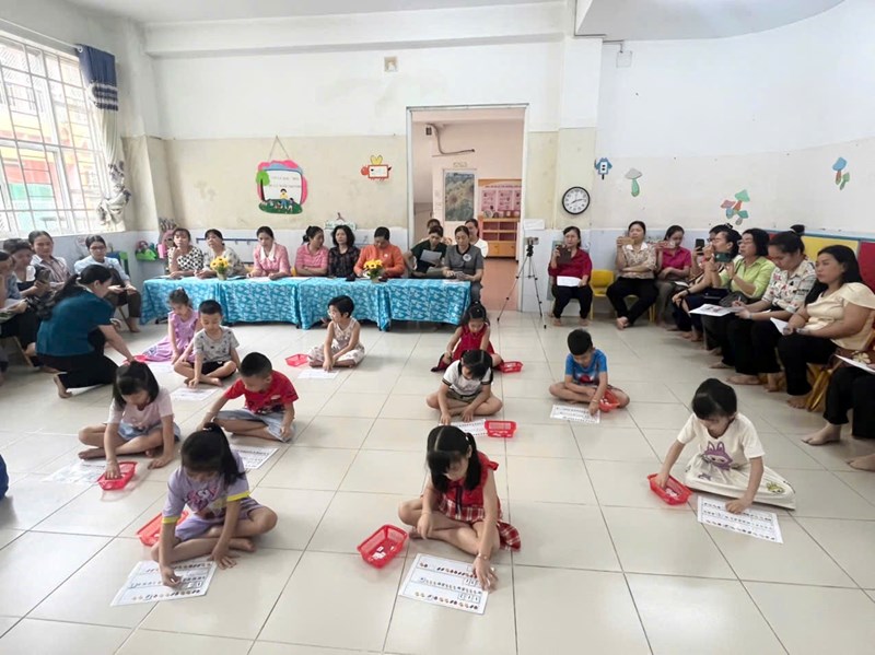 Chuyên đề cụm chuyên môn 3     Tổ chức hoạt động làm quen với Toán trong trường Mầm non    