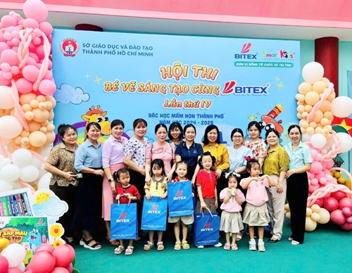 Hội thi  Bé vẽ sáng tạo cùng Bitex  cấp Thành Phố
