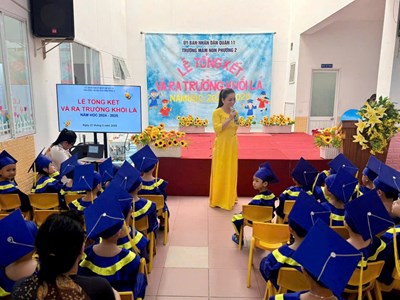 Lễ tổng kết và ra trường khối Lá năm học 2024 - 2025