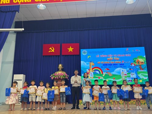Thi “bé vẽ sáng tạo cùng bitex” cấp huyện
 năm học 2024-2025