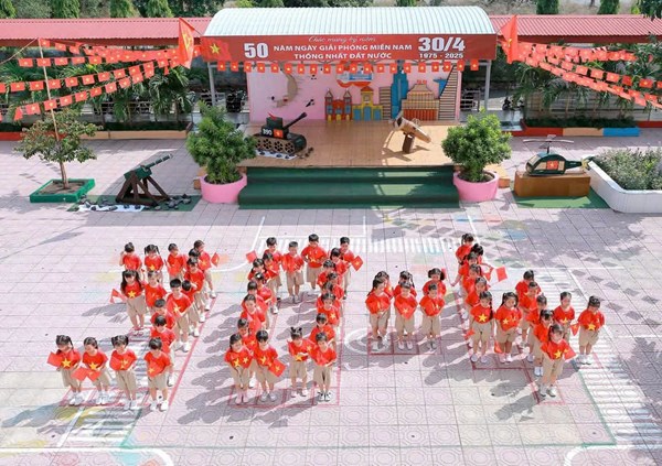 Trường Mầm Non 30-4 Chào Mừng Kỷ Niệm 50 Năm Ngày Giải Phóng Miền Nam, Thống Nhất Đất Nước (30/04/1975 - 30/04/2025)