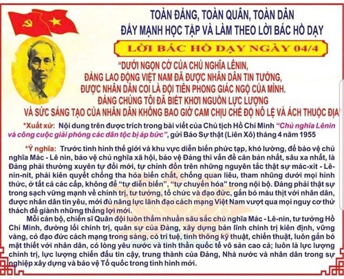 Lời Bác Hồ dạy ngày 4/4/2025