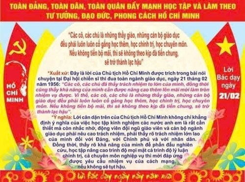 Lời Bác Hồ dạy ngày 21/02