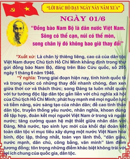 Nhớ lời Bác dạy ngày 1/6