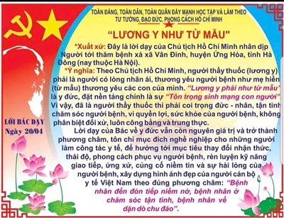 Lời Bác Hồ dạy ngày 20/4
