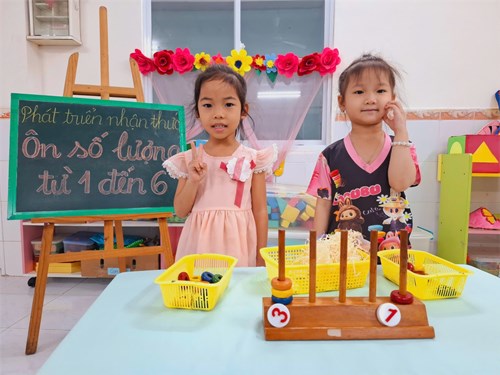 PTNT: Ôn số lượng từ 1 đến 6