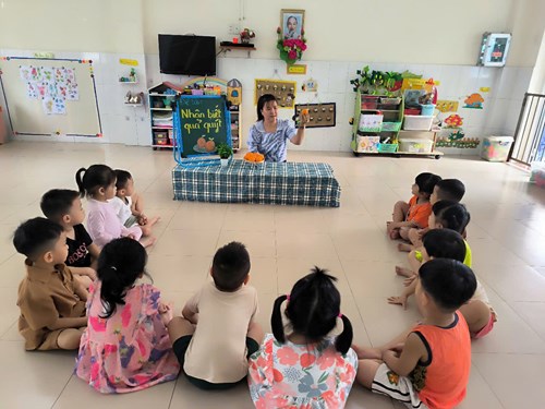 Đề tài: NHẬN BIẾT QUẢ QUÝT.Lớp: 3-4 tuổi(3)