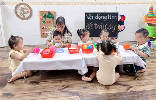 Bồi Trái Cây. Nhóm Nhà Trẻ 24 - 36 tháng