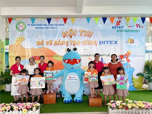 Hội thi  Bé vẽ sáng tạo cùng Bitex   Năm học 2024-2025