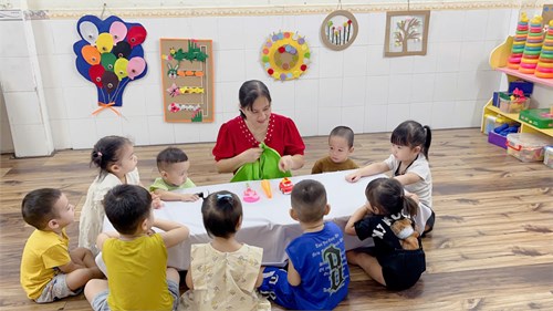 Trò chơi   Cái Gì Biến Mất. Nhóm Nhà Trẻ 24 - 36Tháng