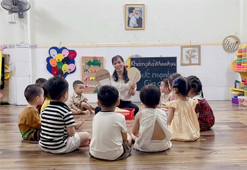 Khám Phá Khoa học   Sức Mạnh Của Gió . Nhóm Nhà Trẻ 24 - 36 tháng.
