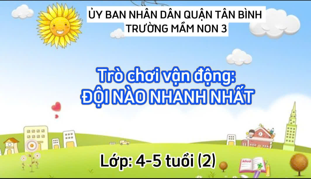 🎊 Trò chơi vận động: Đội nào nhanh nhất🌀- Lớp 4-5 tuổi (2)
