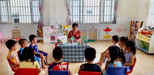 Đề tài: Kể chuyện  THỎ CON LẠC ĐƯỜNG .Lớp: 3-4 tuổi(2)