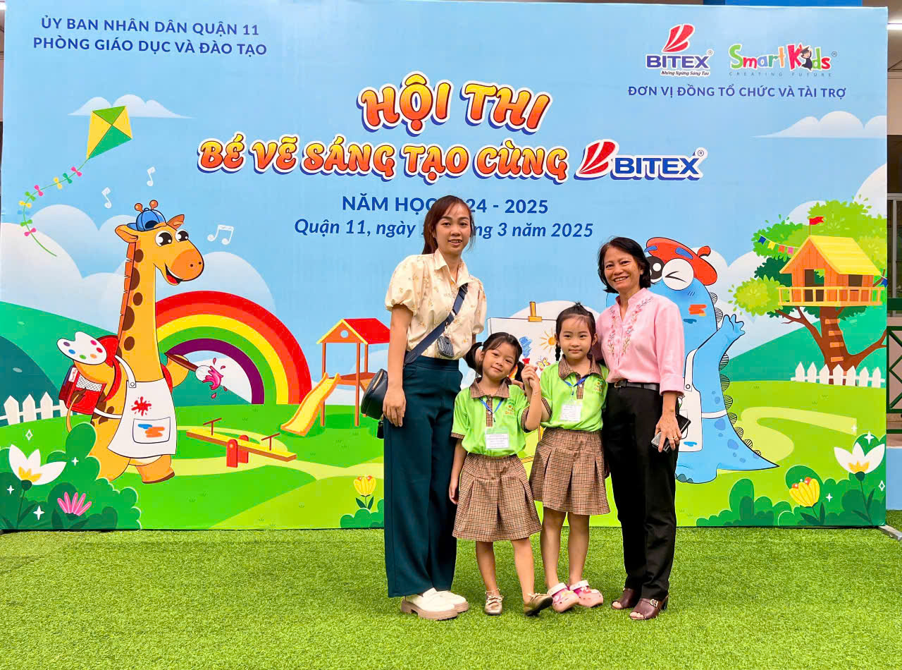 Bé vẽ sáng tạo cùng BITEX