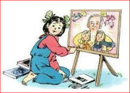 Bài thơ Em Vẽ Bác Hồ