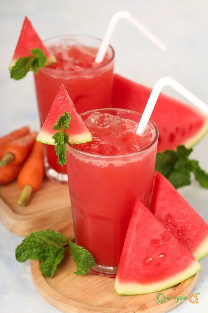 Hướng dẫn cách làm nước ép dưa hấu