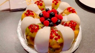 Hướng dẫn cách làm thạch sữa chua rau câu dẻo trái cây