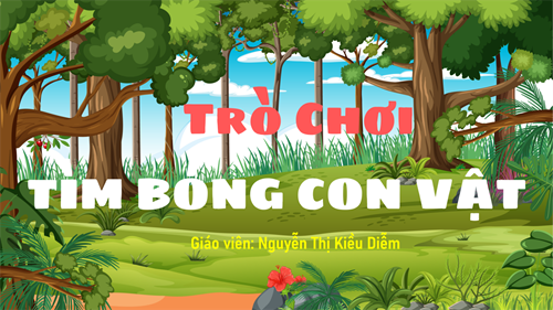 Trò chơi   tìm bóng con vật 
